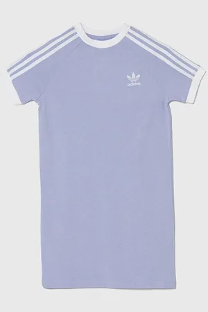 adidas Dětské bavlněné šaty barva, mini