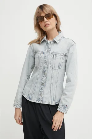 Tommy Hilfiger Džínová bunda dámská, přechodná, WW0WW41337