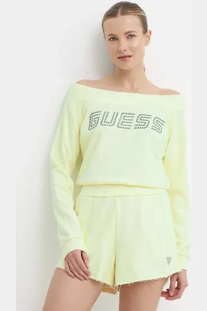 Guess Mikina SKYLAR dámská, barva, hladká, V4GQ08 K8802