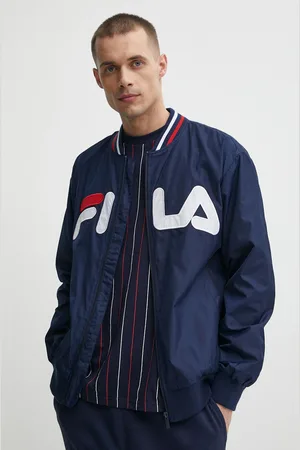 Fila Bomber bunda Logrono tmavomodrá barva, přechodná, FAM0679