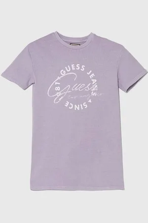 Guess Dětské bavlněné šaty barva, mini, oversize