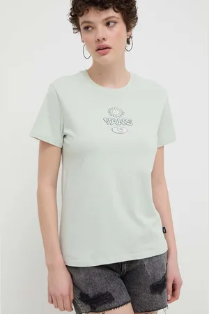 Vans Bavlněné tričko barva