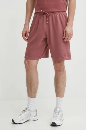 Reebok Kraťasy pánské, vínová barva, 100076347
