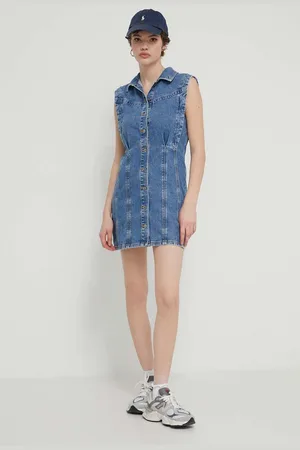 Abercrombie & Fitch Džínové šaty mini