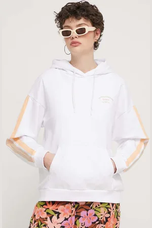 Roxy Bavlněná mikina Essential Energy dámská, barva, s kapucí, s potiskem, ERJFT04793