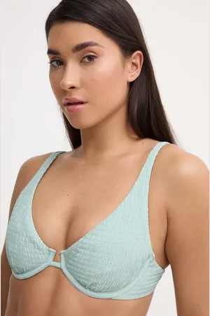 Abercrombie & Fitch Plavková podprsenka barva, měkký košík