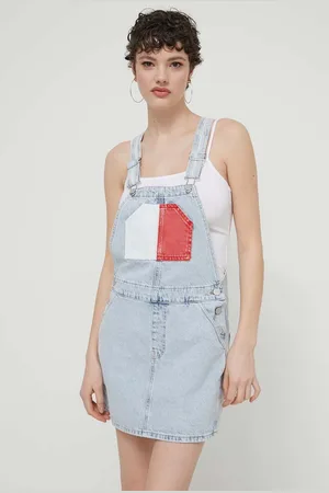 Tommy Hilfiger Džínové šaty mini, DW0DW18116