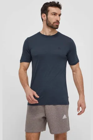 Fjällräven Vlněné tričko Abisko Wool tmavomodrá barva, F87193