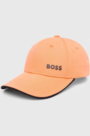 HUGO BOSS Bavlněná baseballová čepice šedá barva, 50505834