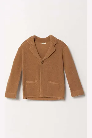 Benetton Cardigan s lněnou směsí barva