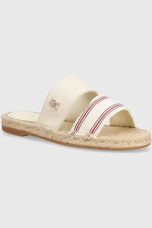 Tommy Hilfiger Pantofle SHIRTING FLAT ESPADRILLE SANDAL dámské, barva, FW0FW08055