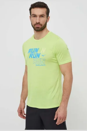 Mizuno Běžecké tričko Core Run barva, s potiskem, J2GAB008