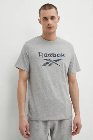 Reebok Bavlněné tričko barva, s potiskem, 100076379