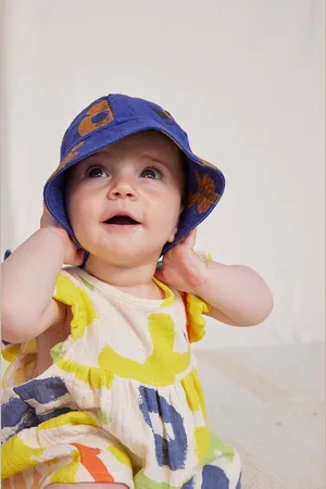 Bobo Choses Bavlněná čepice pro miminko tmavomodrá barva