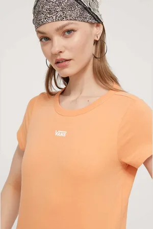 Vans Bavlněné tričko barva