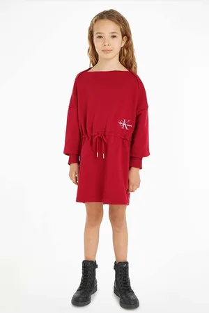 Calvin Klein Dívčí šaty barva, mini