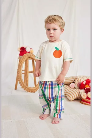 Bobo Choses Bavlněné dětské tričko barva, s potiskem