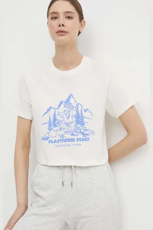 The North Face Bavlněné tričko barva, NF0A87E0QLI1
