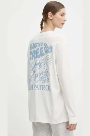 The North Face Bavlněné tričko s dlouhým rukávem barva, NF0A87DZQLI1