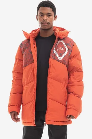 A-cold-wall* Péřová bunda Panelled Down Jacket ACWMO107 RUST pánská, barva, zimní