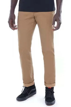 Vans Kalhoty Authentic pánské, barva, ve střihu chinos, VN0A3143DZ9-brown