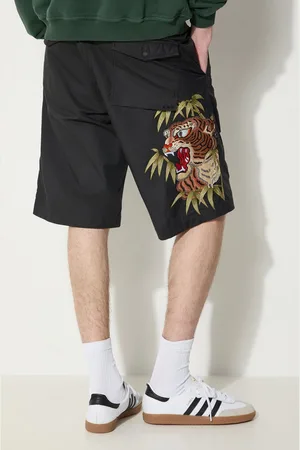 Maharishi Kraťasy Maha Tiger Loose Snoshorts pánské, barva, 5099.BLACK