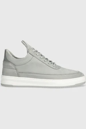 Filling pieces Nubukové tenisky Low Top Base barva, 10120591288
