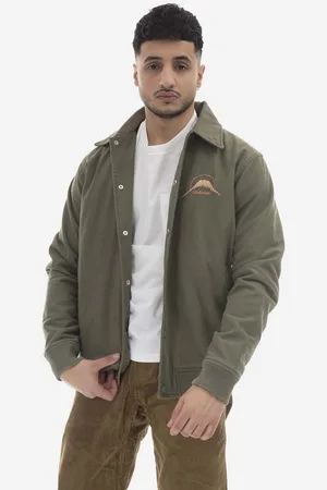 Maharishi Bunda U.A.P. Embroidered Tour Jacket Washed 4095 OLIVE pánská, barva, přechodná