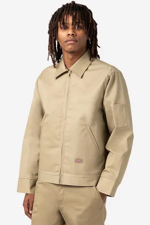Dickies Bunda Lined Eisenhower Jacket DK0A4XK4KHK pánská, barva, přechodná, DK0A4XK4KHK-beige