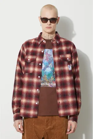 Billionaire Boys Club Košile s příměsí vlny Check Longsleeve barva, regular, s límečkem button-down, B23424