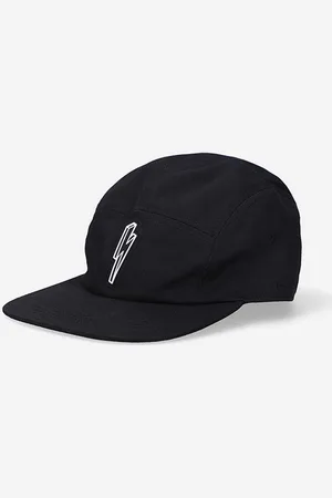 Neil Barrett Bavlněná baseballová čepice Neil Barett barva, s aplikací, BCP325A.S9505-black
