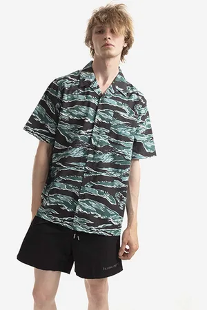 Maharishi Košile Tigerskins Shirt 8172 WARHOL WOODLAND barva, relaxed