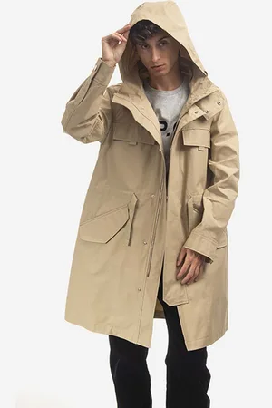 A.P.C. Parka Parka Yael COEGJ-H30178 BEIGE pánská, barva, přechodná