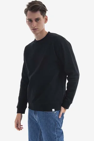 Norse projects Bavlněná mikina Vagn Classic Crew pánská, barva, hladká, N20.1275.9999-9999