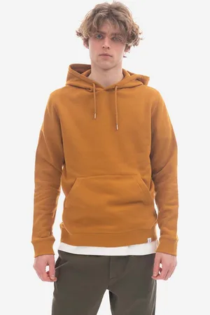 Norse projects Bavlněná mikina Vagn Classic Hood N20-1276 8127 pánská, barva, s kapucí, hladká