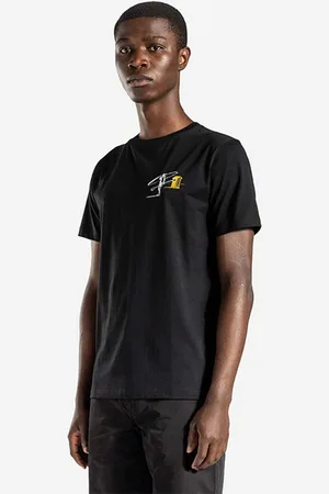 Norse projects Bavlněné tričko Niels x Daniel Frost Kayak N01-0592 9999 barva, s potiskem