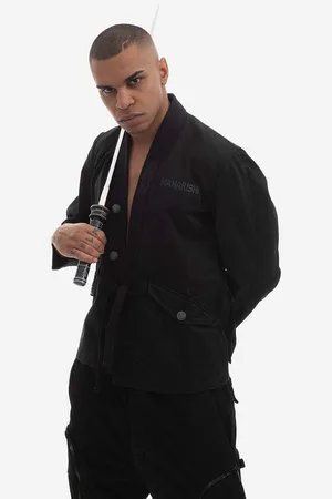 Maharishi Bunda Upcycled M59 Field Kimono Vintage 4096 BLACK pánská, barva, přechodná
