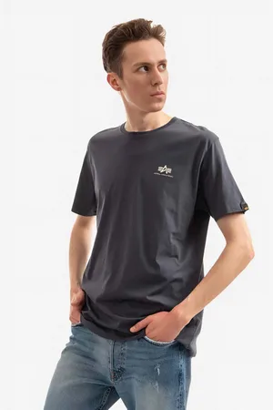 Alpha Industries Bavlněné tričko barva, s potiskem