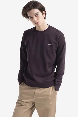 Norse projects Bavlněná mikina Vagn Logo pánská, hladká, N20.1283.2061-2061