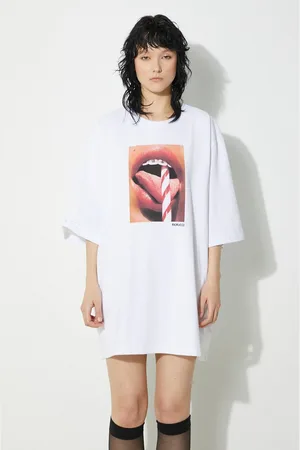 Fiorucci Bavlněné tričko Mouth Print Boxy T-Shirt barva, W01FPTSH102CJ01WH04