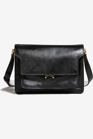 Marni Kožená kabelka barva, SBMP0103U3.P2644.Z582N-black