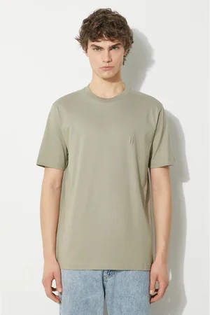 Norse projects Bavlněné tričko Johannes Organic N Logo barva, N01.0643.2053