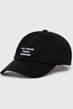 Drôle de Monsieur Bavlněná baseballová čepice La Casquette Slogan barva, s aplikací, PERM-CP151-CO138-BL