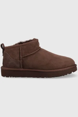 UGG Kožené sněhule W Classic Ultra Mini barva, 1116109.BCDR