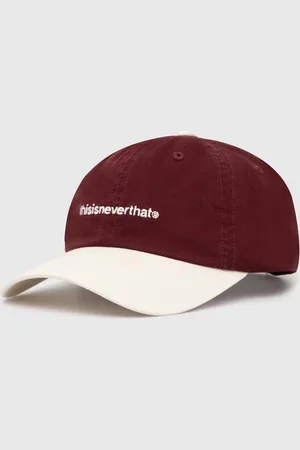 This Is Never That Bavlněná baseballová čepice T-Logo Cap vínová barva, s aplikací, TN240WHWBC01