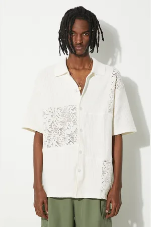 Drôle de Monsieur Bavlněná košile La chemise Patchwork barva, relaxed, s klasickým límcem, D-SH159-CO141-CM