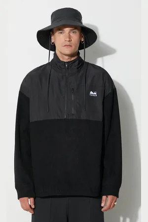 TAIKAN Bavlněná mikina Polar Fleece Half pánská, barva, s potiskem, TK0013.BLK