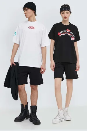 Sprayground Bavlněné šortky barva, s aplikací
