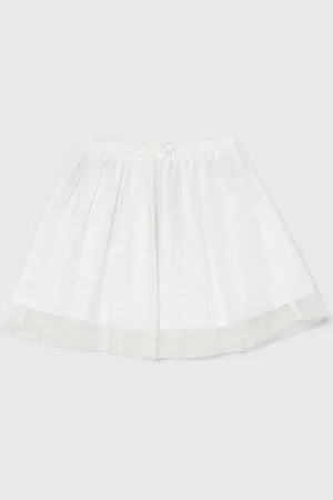Benetton Dětská sukně barva, mini, áčková