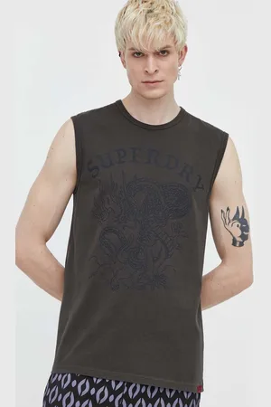 Superdry Bavlněné tričko barva